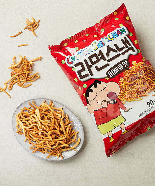 크레용신짱 라면스낵 바베큐맛 90g